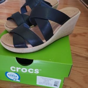 Crocs Wedges NWOT